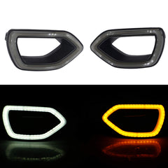 MOCW grille lights for SRT Scat Pack front-right smoke, improved night presence