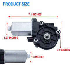 RV stair step motor assembly showing compact replacement unit