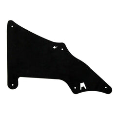 MOCW splash shield rear-right reduces splash and grime.