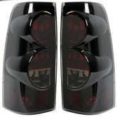 MOCW Chevrolet Silverado left driver tail light with black-smoke housing improves night visibility.