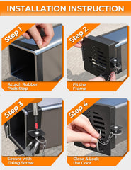 MODELAUTO anti-drop design bumper cover on an RV