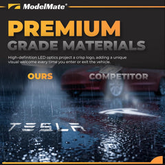 ModelMate installation-ready puddle light replaces stock quickly with no tools