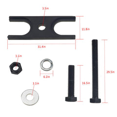 MOEBULB included stud, nut, and valve spring compressor in pack.