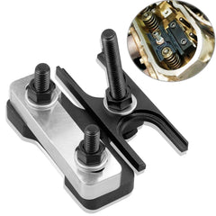 MOEBULB valve spring compressor tool ready for precise LS engine installation.