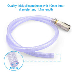 Purging or refilling radiator liquid with this tool.