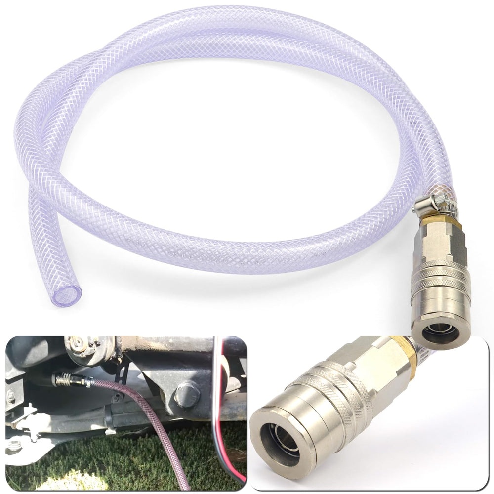 MOEBULB radiator drain hose, 1.1m, for clean, spill-free draining.