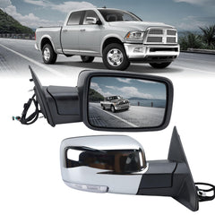 MOFOAP chrome-finish mirror adds premium look to Ram front profile