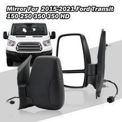 MOFOAP direct replacement mirrors fit seamlessly on Ford Transit vehicles.