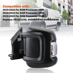 MOFOAP ProMaster left mirror uses 8-pin 2-wire connector for reliable wiring