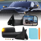 MOFOAP driver-side mirror Ram 1500 with expanded rear view