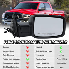 MOFOAP LED turn signal integrated into Ram mirror for better signaling