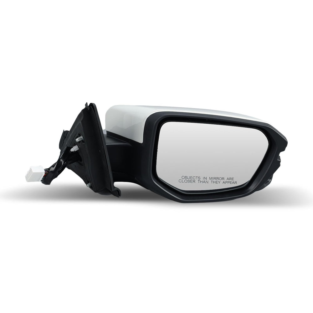 MOFOAP passenger side mirror for Honda Civic – front view with built-in camera.