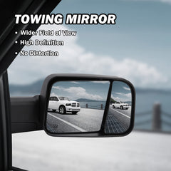 MOFOAP power glass allows smooth adjustment for precise rearward view