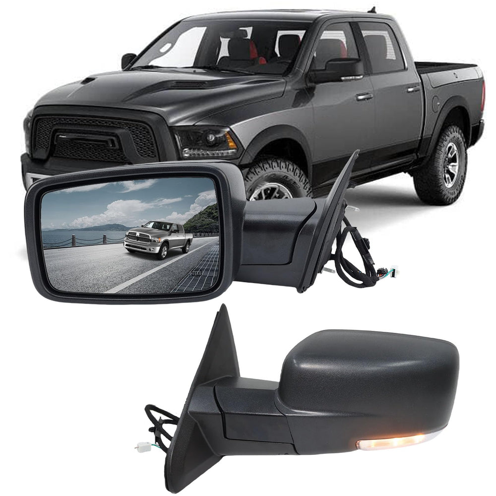 MOFOAP Ram-fit 2013-2018 mirror designed for Dodge trucks