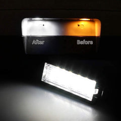 MOFORKIT LED license plate light on Chrysler 300 with plug-and-play installation