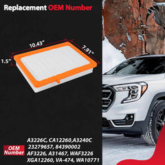 MOJIOO easy-install air filter demonstrates quick, tool-free installation.