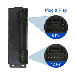 MOJTBE master switch closeup, textured cover, durable materials for long-lasting performance.