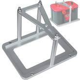 Moker battery tray for Optima front view showing secure mounting for rugged use.