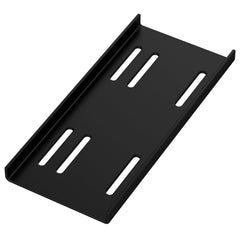 Moker Big Block Mount Plate front view shows sturdy steel construction for durable engine mounting.