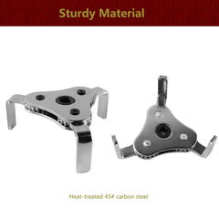 Includes quick-release 3/8 inch drive ratchet for easy removal.