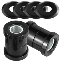 MoKitDora handlebar riser bushings closeup with black finish for smoother vibration control.