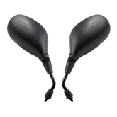 Mokuo Gy6 rearview mirror with 8mm mount for clear lane visibility.
