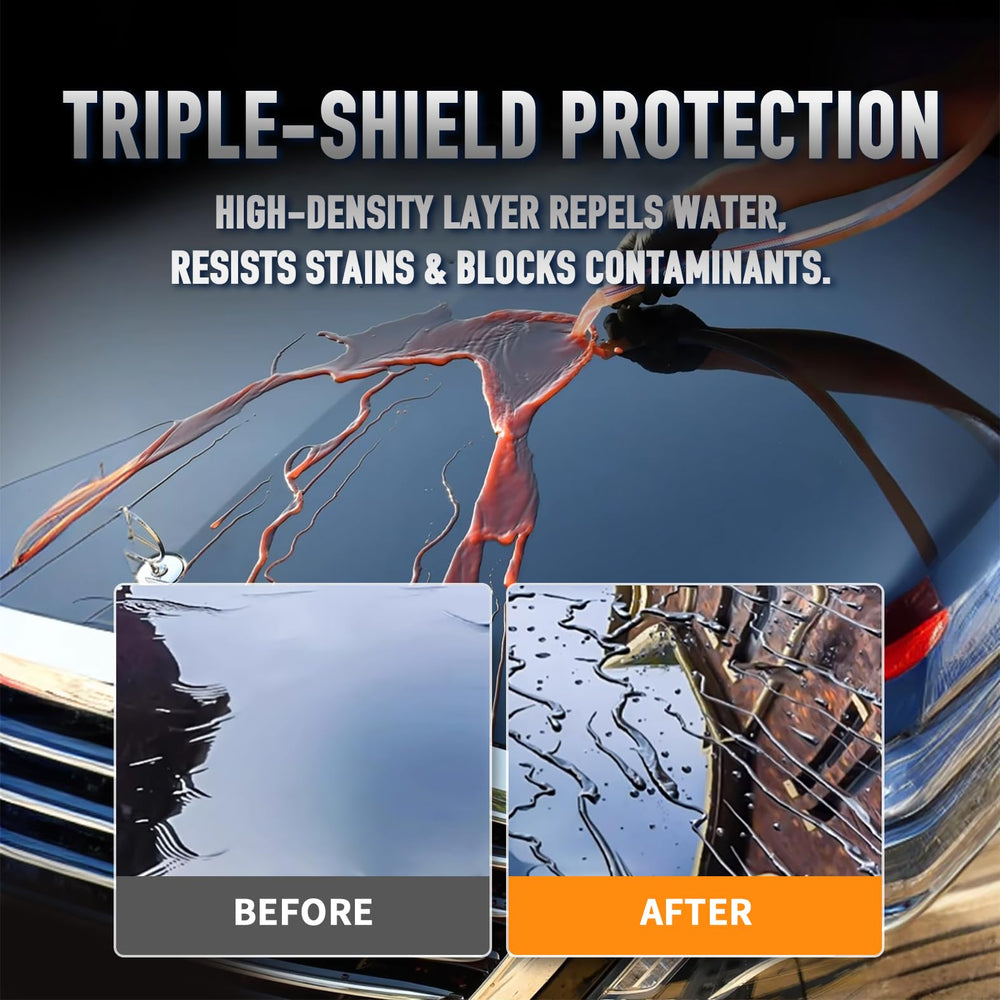 Safe with MolecuGard for all paint types without damage