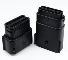 Molex MX150L assembled housing showing integrated seals for reliable field connections.