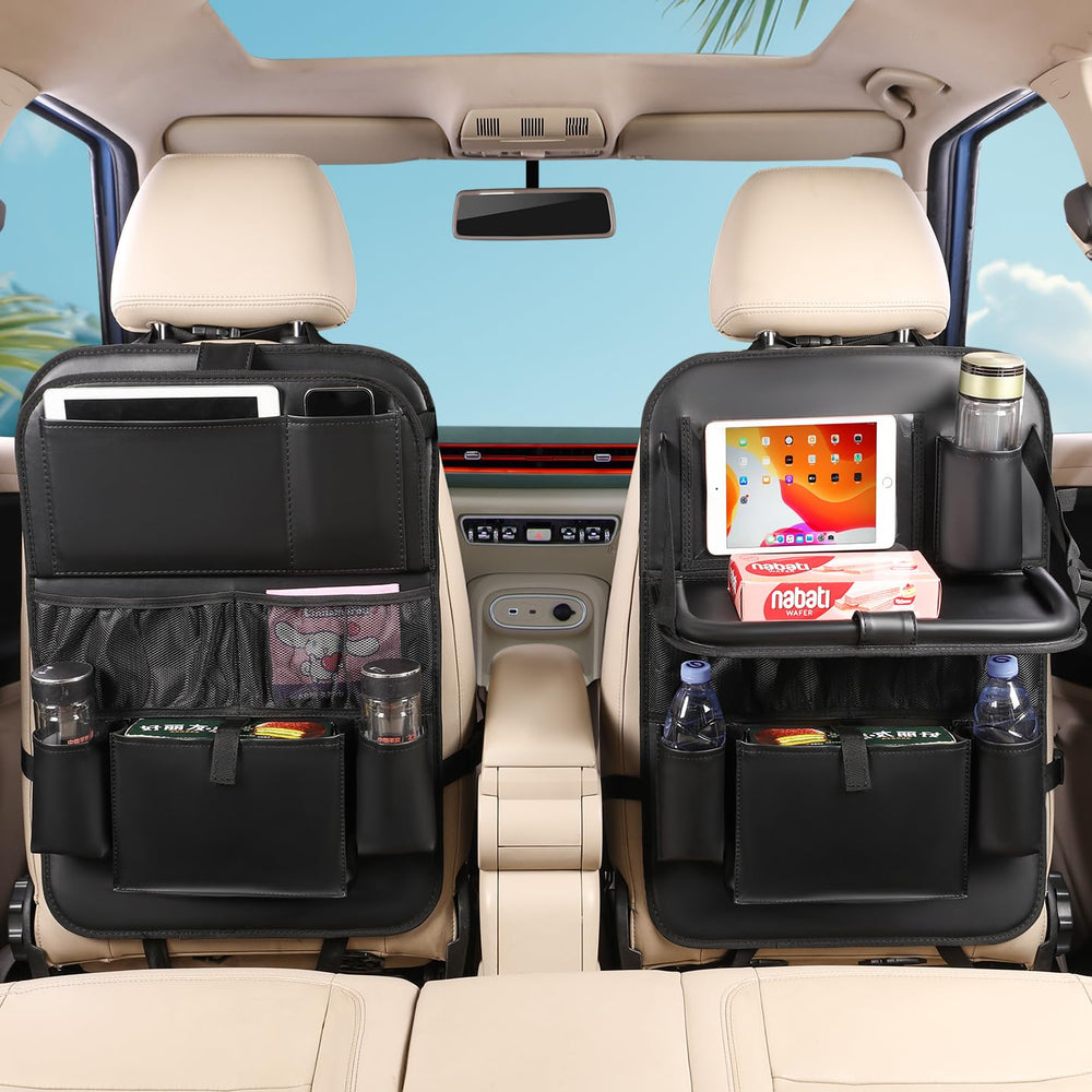MONKONAR foldable tray converts to a dining surface or tablet stand for passengers.