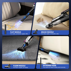 MONOZEL 130W brushless motor delivers quiet powerful cleaning