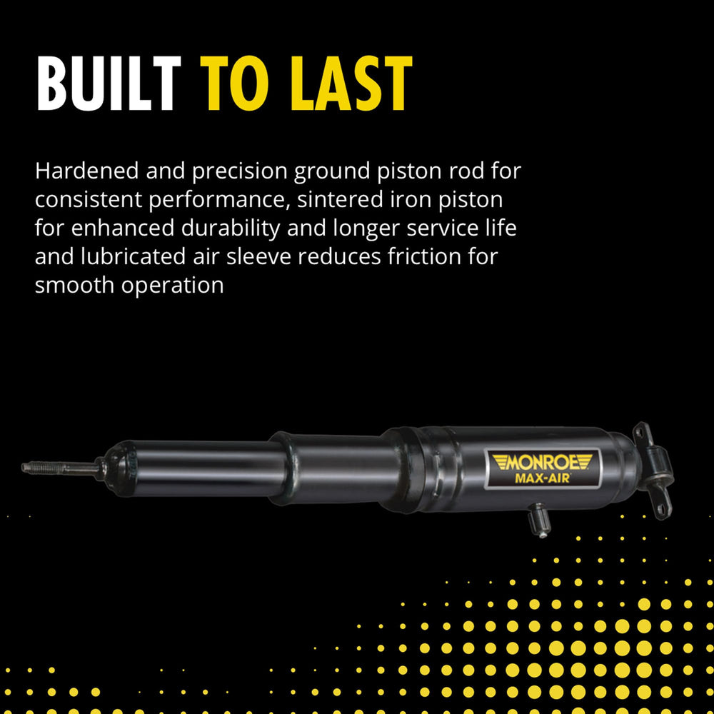 Monroe Max-Air heavy-load capacity illustrates up to 1,200 lb support.
