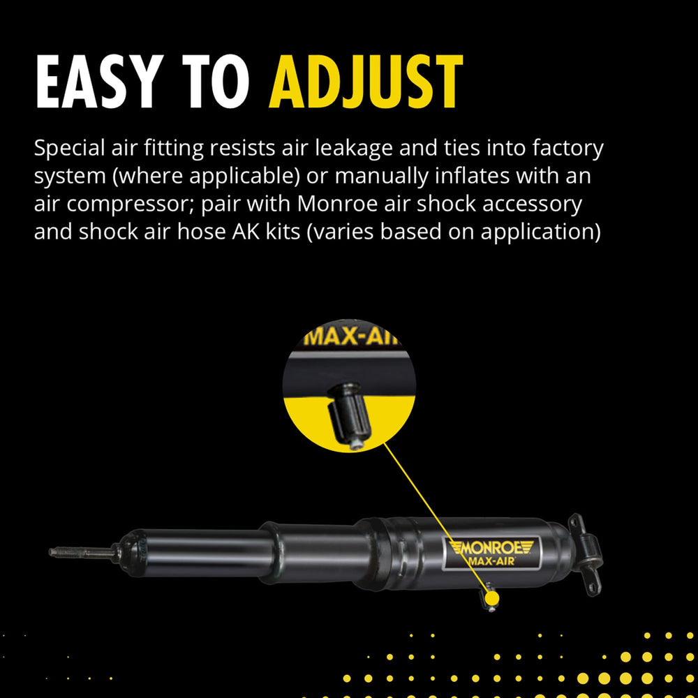 Monroe Max-Air 2-pack shown for balanced suspension replacement.