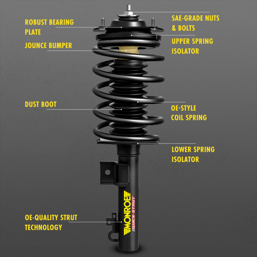 Monroe Quick-Strut 171361 ready-for-install design reduces DIY time