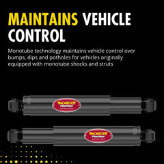Monroe Reflex 911506 side-view shows rugged suspension for SUVs.