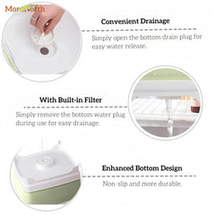 MontNorth BPA-free PP and TPR material for durable everyday use.