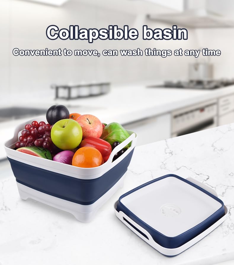 MontNorth navy wash basin used for kitchen and everyday tasks