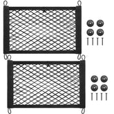 MOODKEY 2 pack cargo nets in packaging with hardware for organized storage