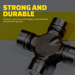 MOOG 330 greaseable U-joint grease seals protect against debris and moisture for reliability.