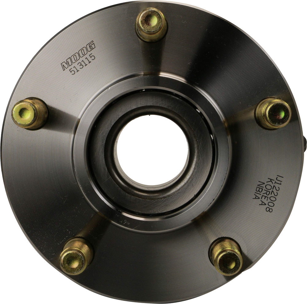 MOOG 513115 hub emphasizing quiet ride at highway speeds