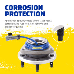 MOOG 513115 rust-resistant hub for longevity