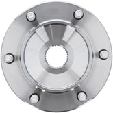 MOOG 515201 front wheel bearing hub assembly close-up for precise fit and smooth rotation.