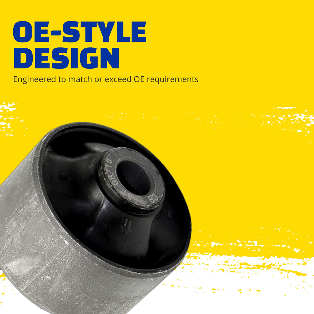 MOOG bushing kit packaging displaying product and OE-style design.