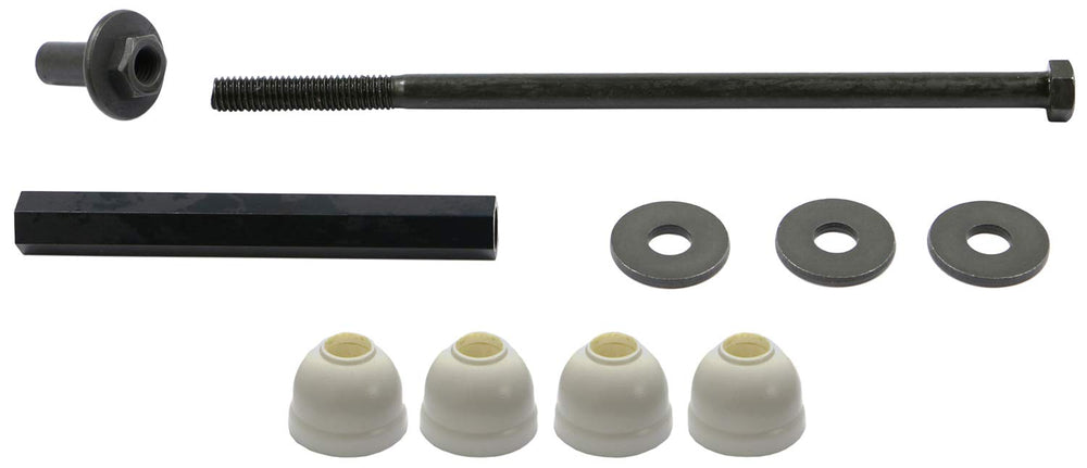 MOOG DRiV suspension stabilizer bar link kit, front view, enhances steering stability for Silverado 1500.