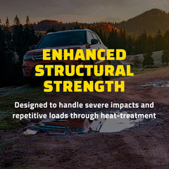 Pre-installed premium bushings minimize noise and improve ride quality