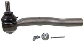 MOOG ES80602 steering tie rod end closeup, showcasing durable construction for reliable steering.