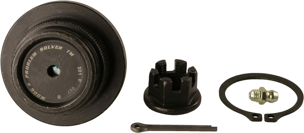 Close-up of MOOG K500408 ball joint metal core showing precision.