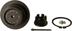 Close-up of MOOG K500408 ball joint metal core showing precision.
