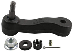 MOOG K6535 steering idler arm installed on a Chevrolet Silverado 2500HD for improved steering stability.