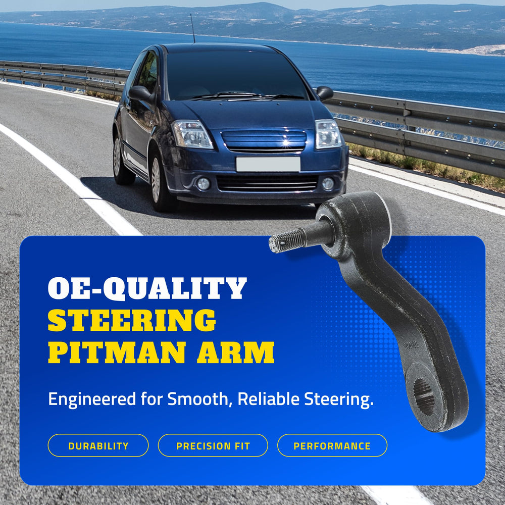MOOG K6536 steering pitman arm packaging indicating quick installation compatibility