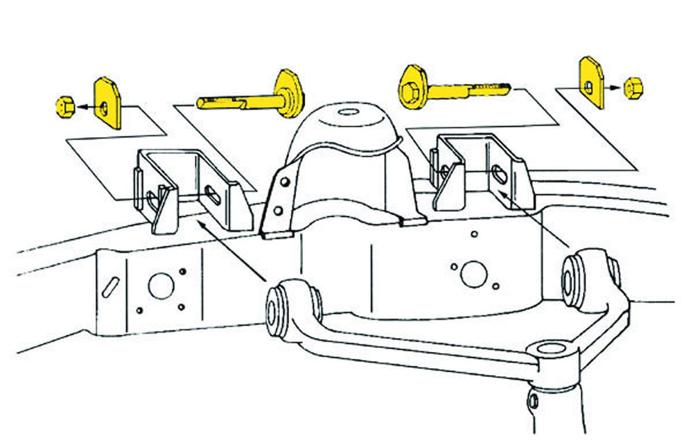 MOOG K80065 cam bolts and adjustable joints enable reliable alignment for non-adjustable vehicles.